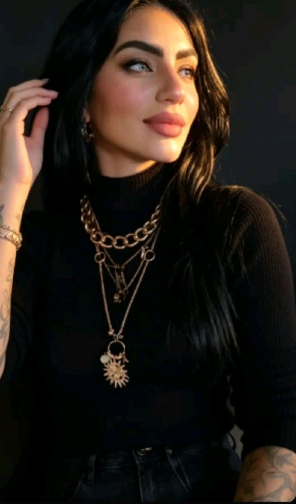 Signature look with gold accents